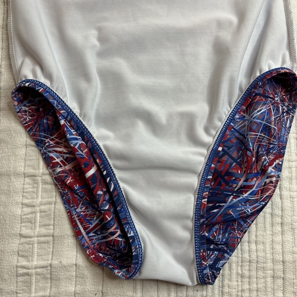 GK Elite SIMONE BILES " Wild Patriot" Gymnastics Leotard AM Adult Medium - Picture 10 of 13